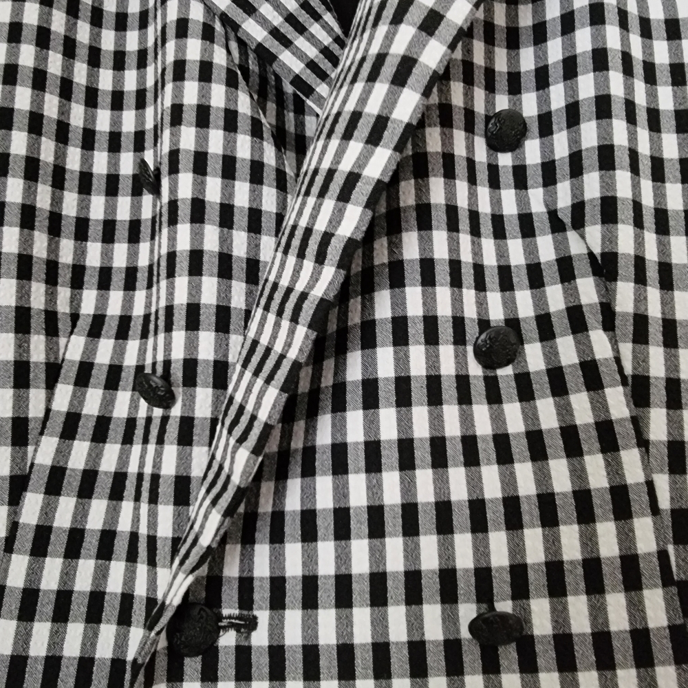 Cute Gingham Lightweight Blazer - image 6